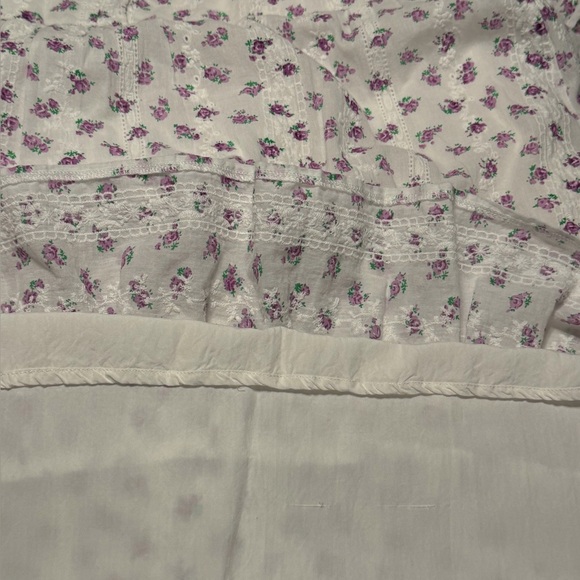 Ivy City Co Floral White and Purple Dress - Picture 11 of 12